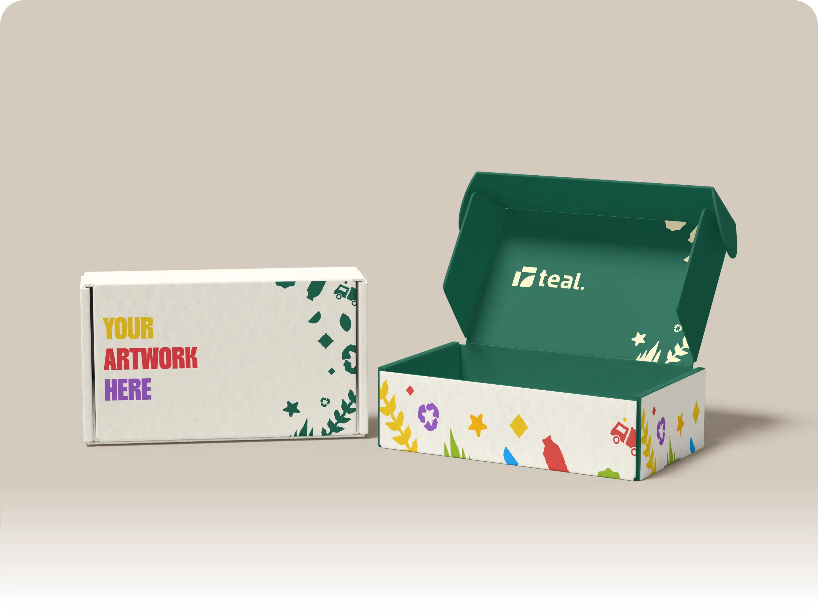Custom mailer boxes with your artwork