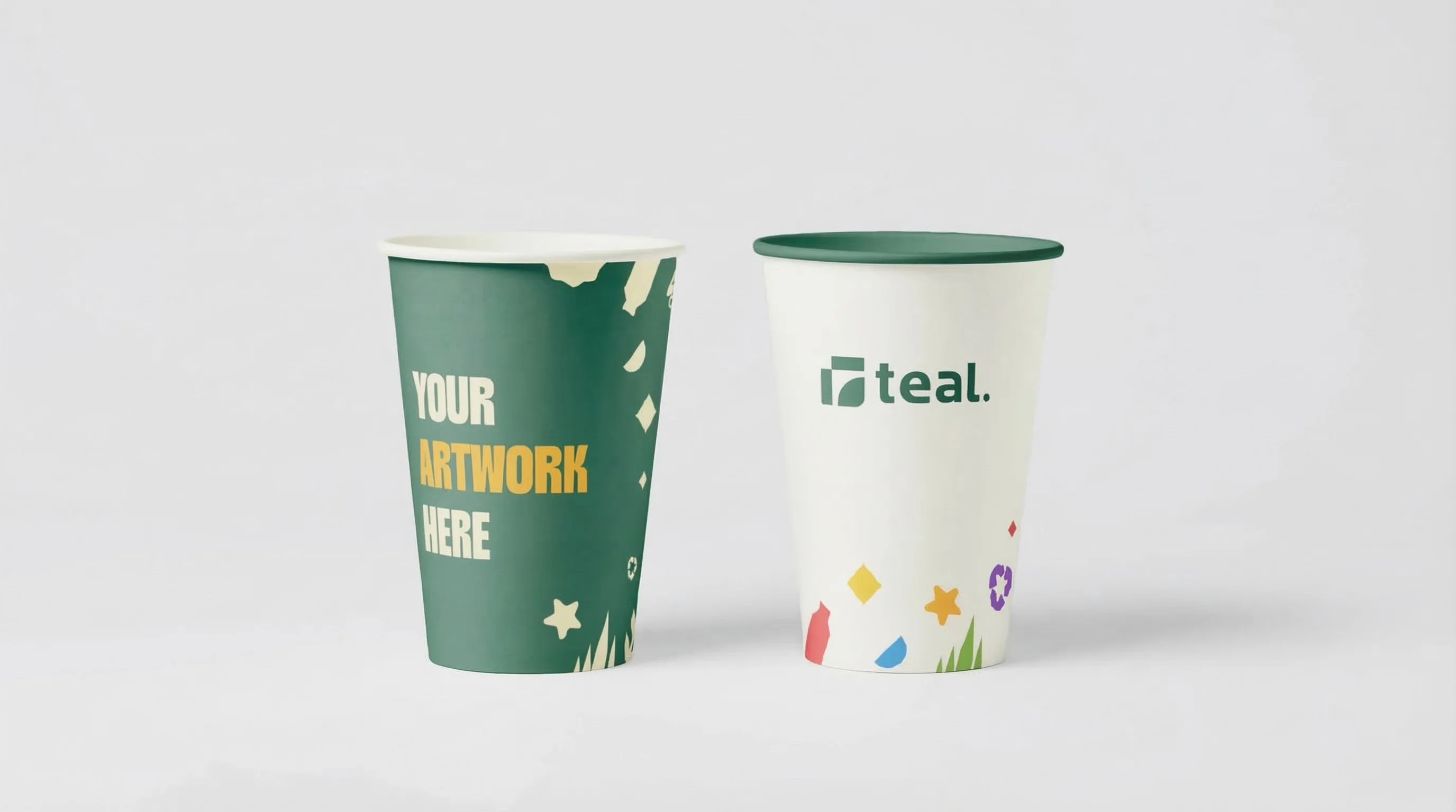 Custom printed paper cups