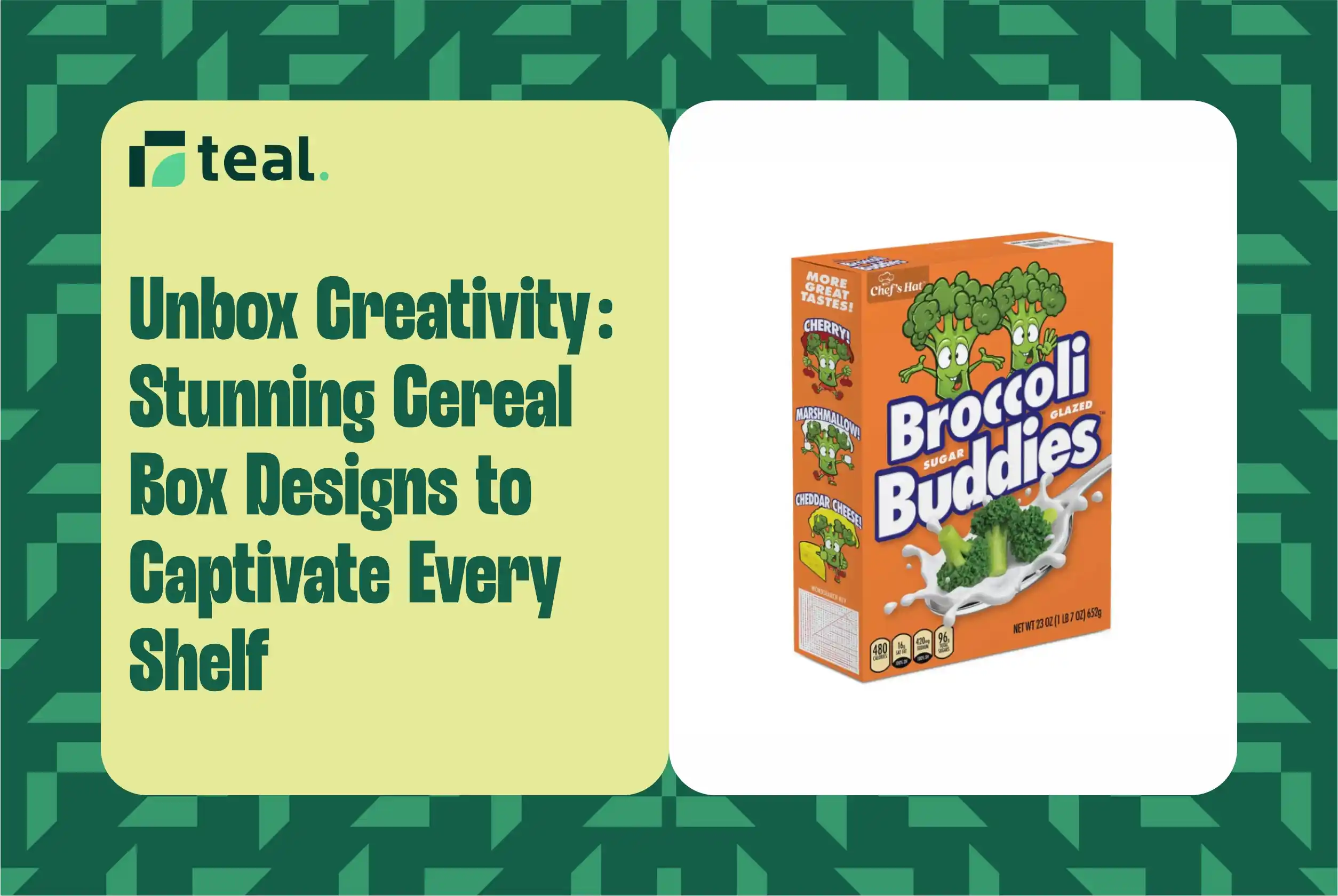 Eye Catching Cereal Box Designs Revealed