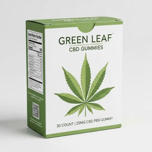 CBD Gummy Boxes view 4