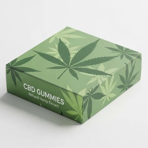 CBD Gummy Boxes view 2