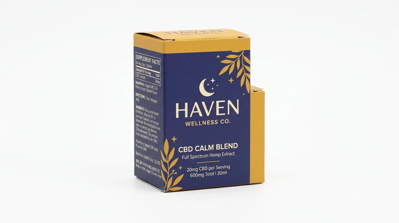 cbd hemp oil boxes view 3