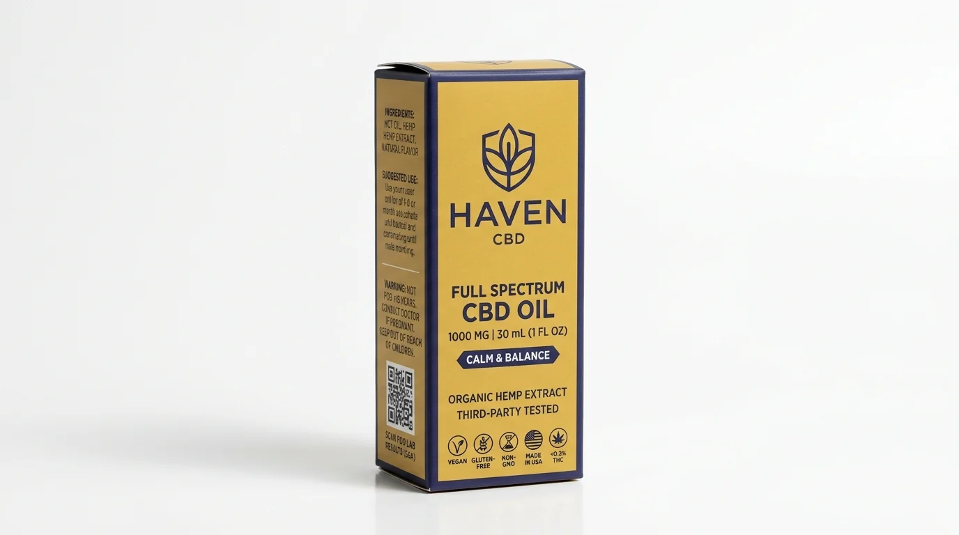 cbd hemp oil boxes view 4