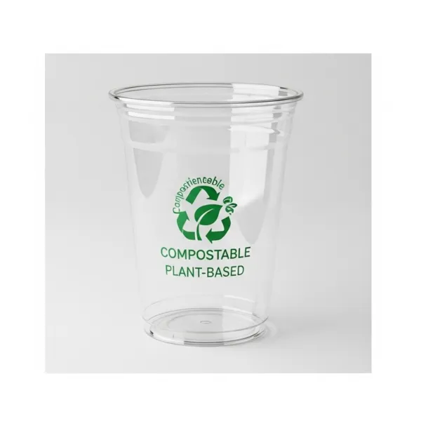 custom compostable u shaped cold cups