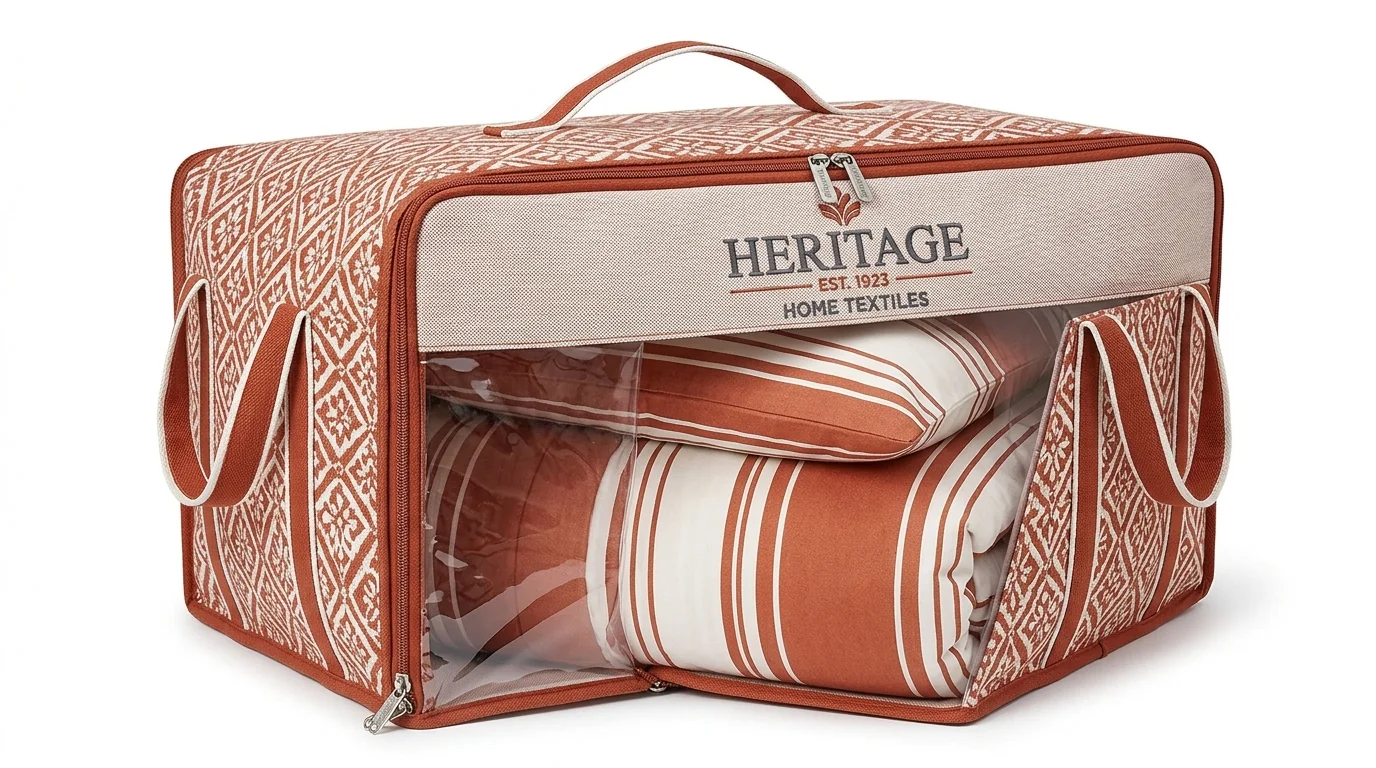 custom bedding packaging view 2