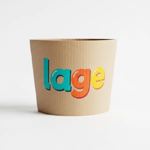 Custom Coffee Sleeves - Wholesale Printed Cup Sleeves - main view