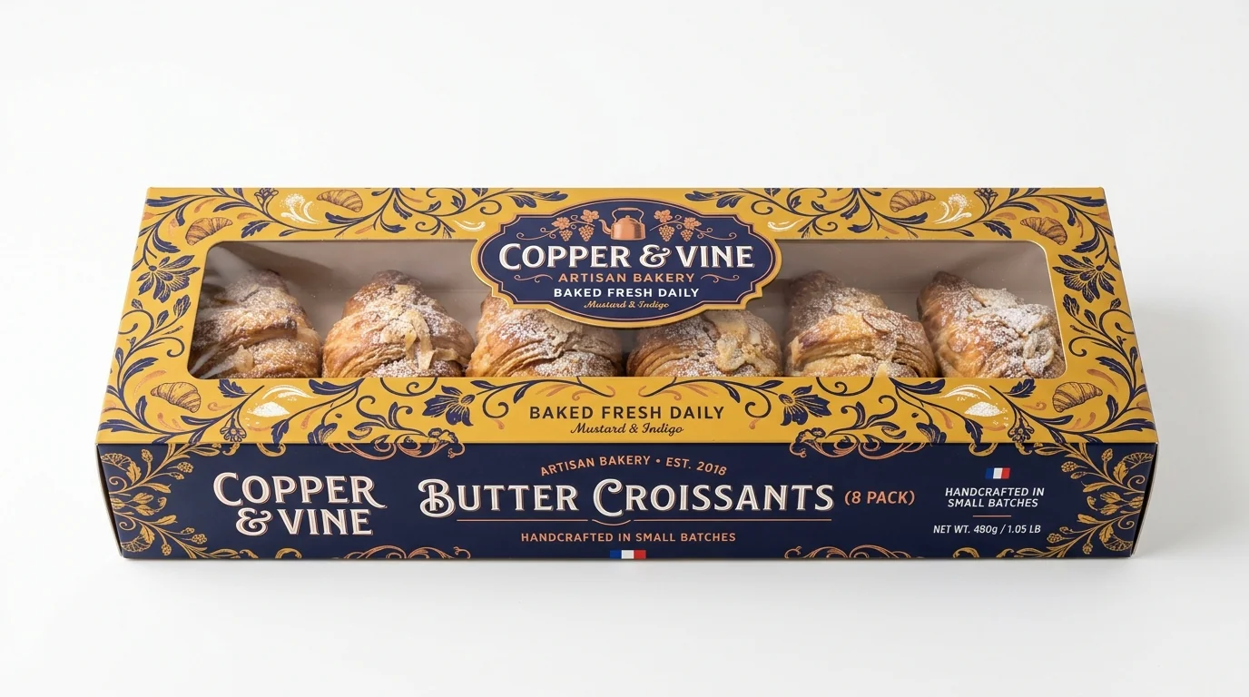 custom croissants boxes view 2