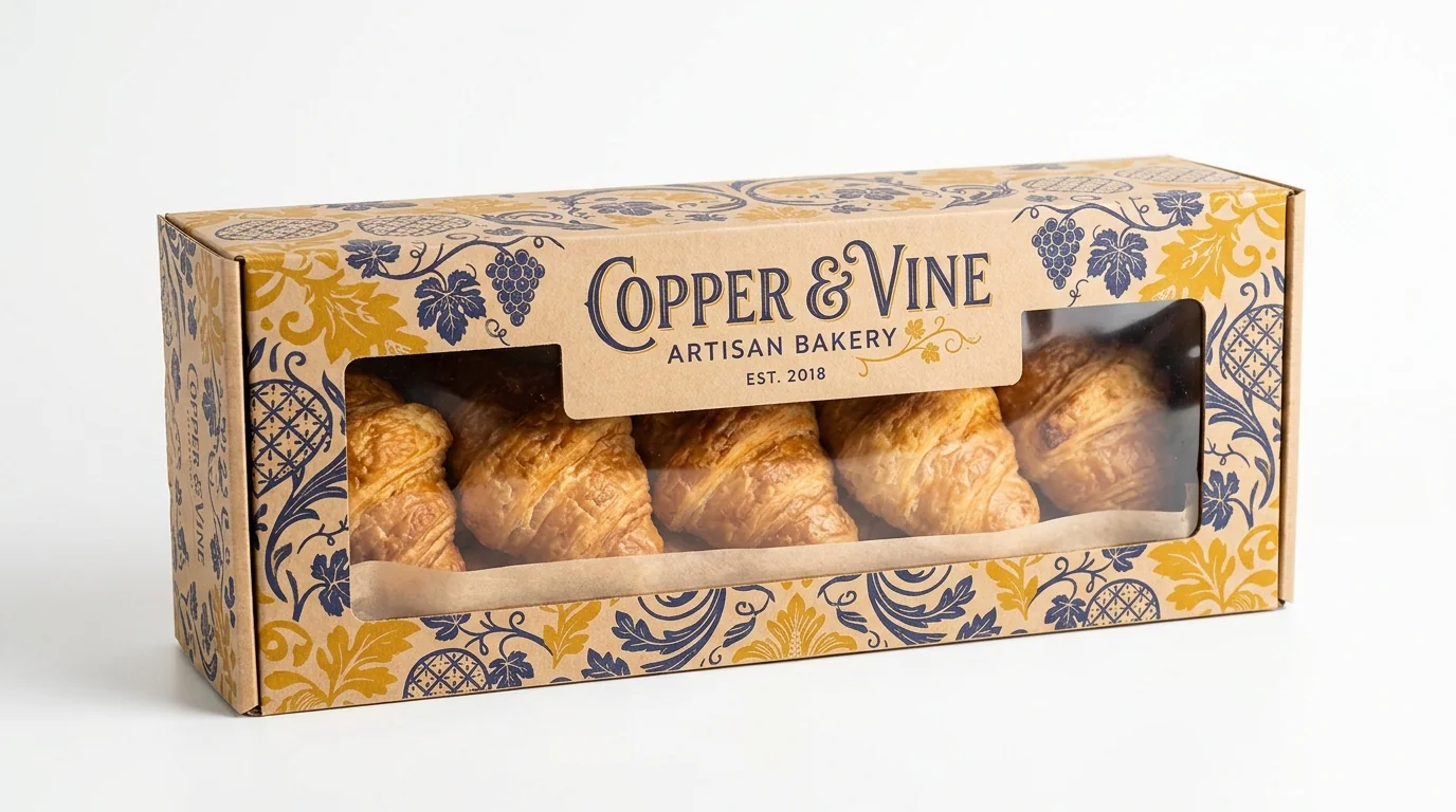 custom croissants boxes view 3