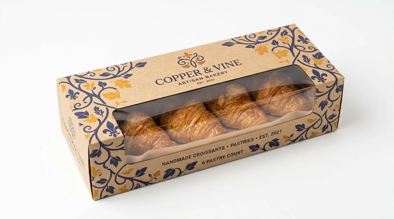 custom croissants boxes view 4