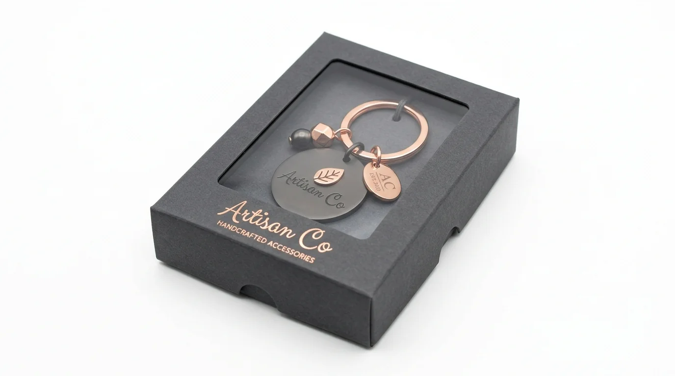 custom keychain packaging view 4