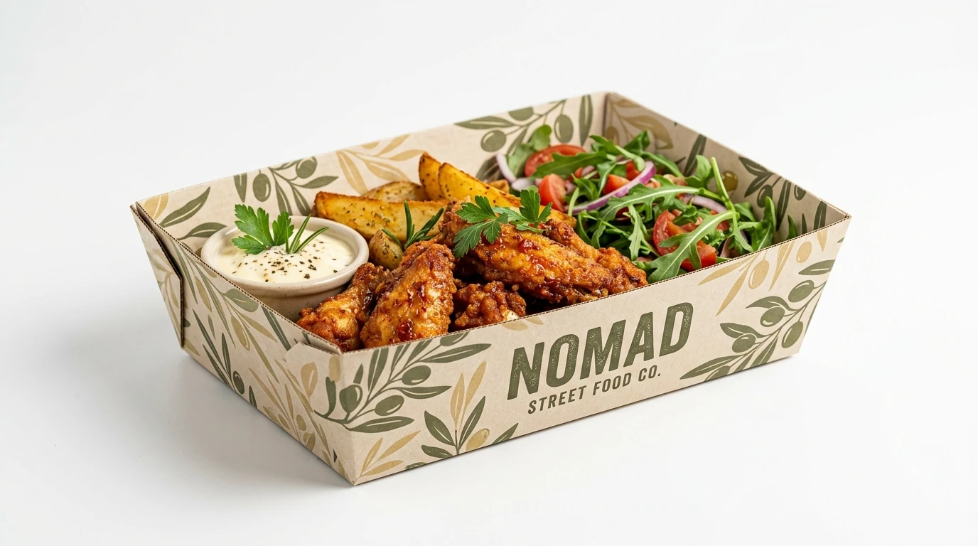 Custom Product Full Flat Double Tray