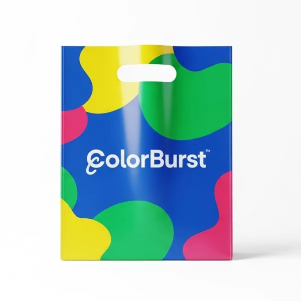 Die-Cut Handle Bags - Custom Printed Retail Shopping Bags view 2