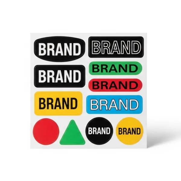 custom multi design die cut sticker sheets