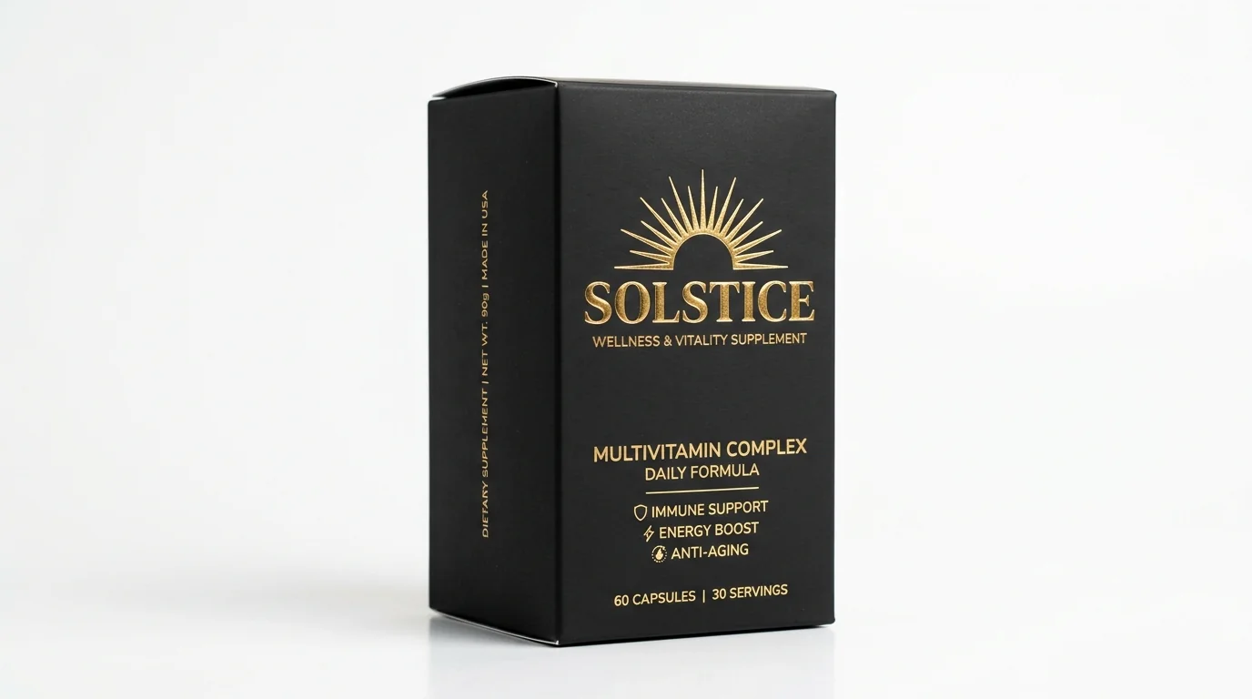 dietary supplement packaging view 2