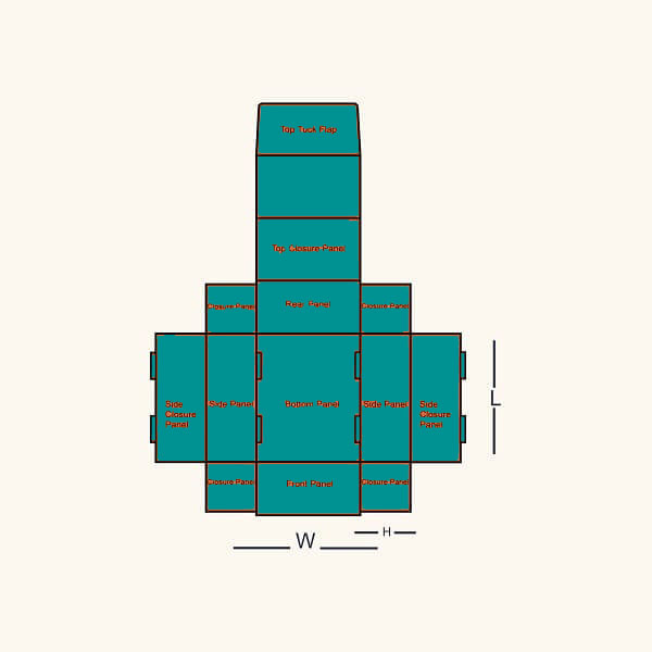Double Wall Tuck Top view 2