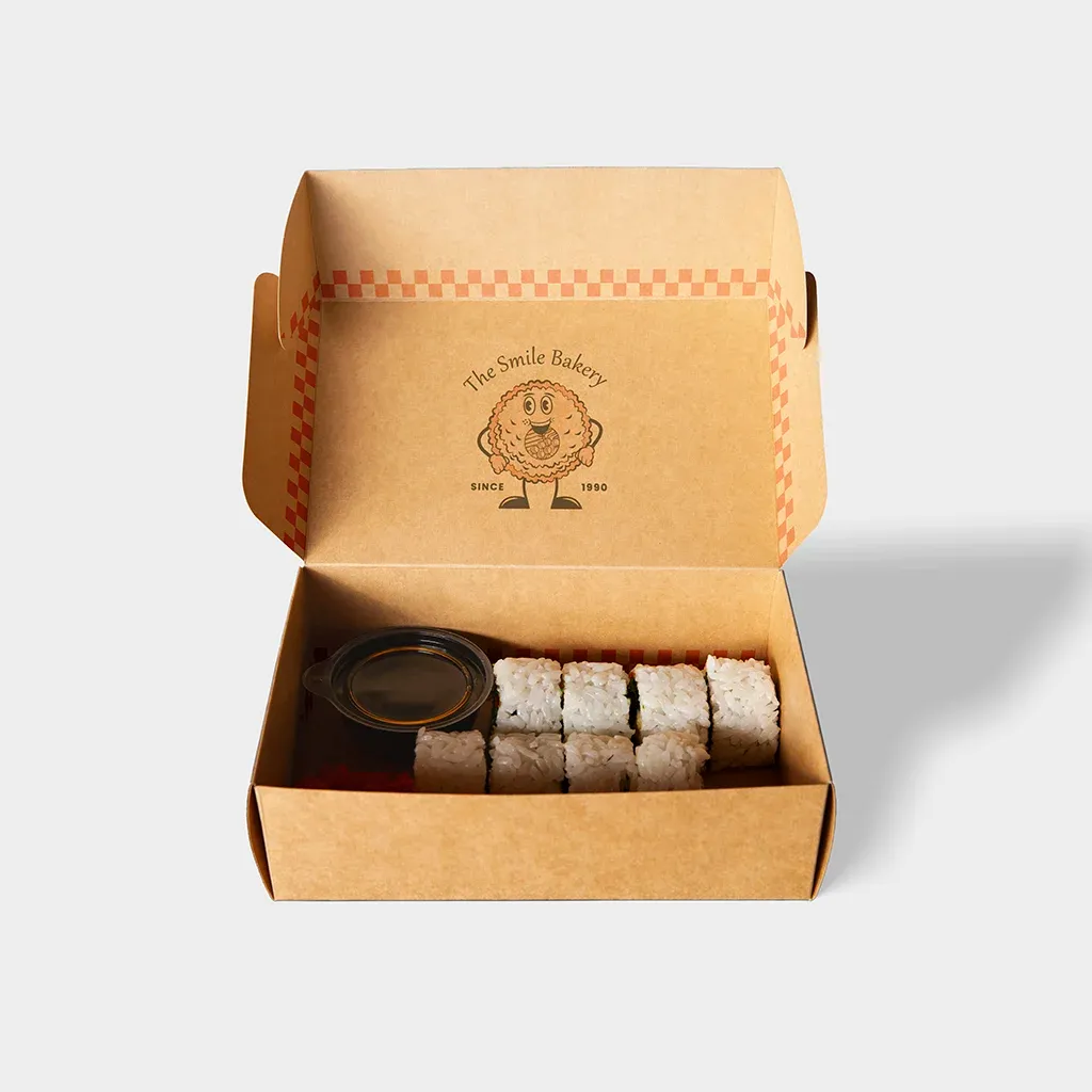 Custom Eco Friendly Bakery Packaging - main view