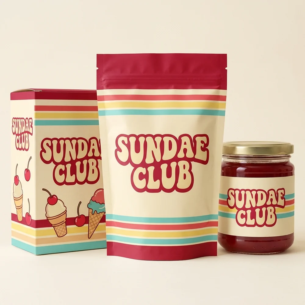 Retail-ready branded packaging family