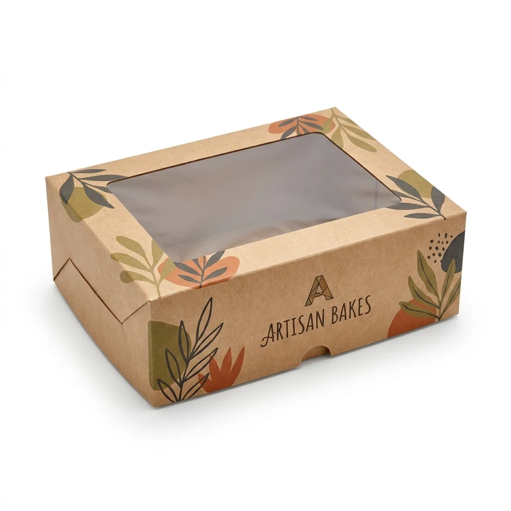 Custom Bakery Boxes With Window view 2