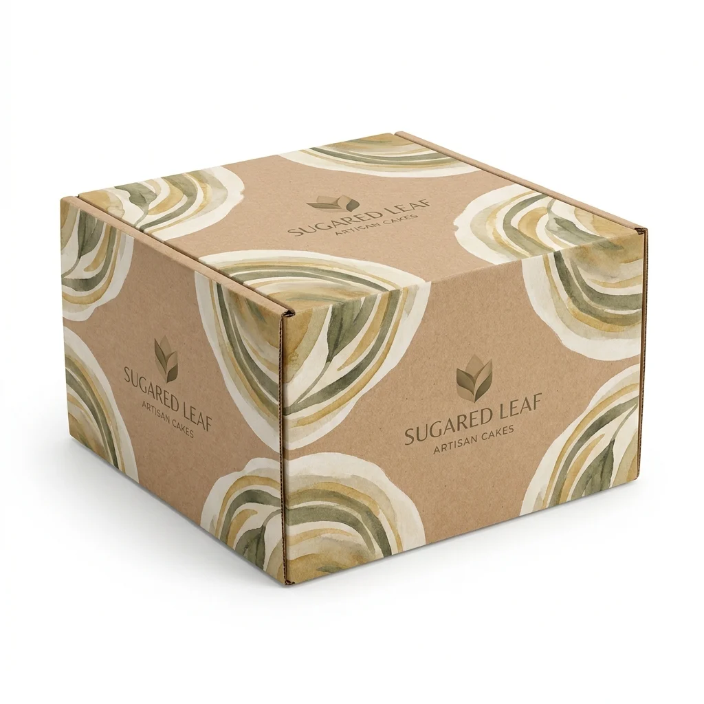 Custom Corrugated Cake Boxes view 2