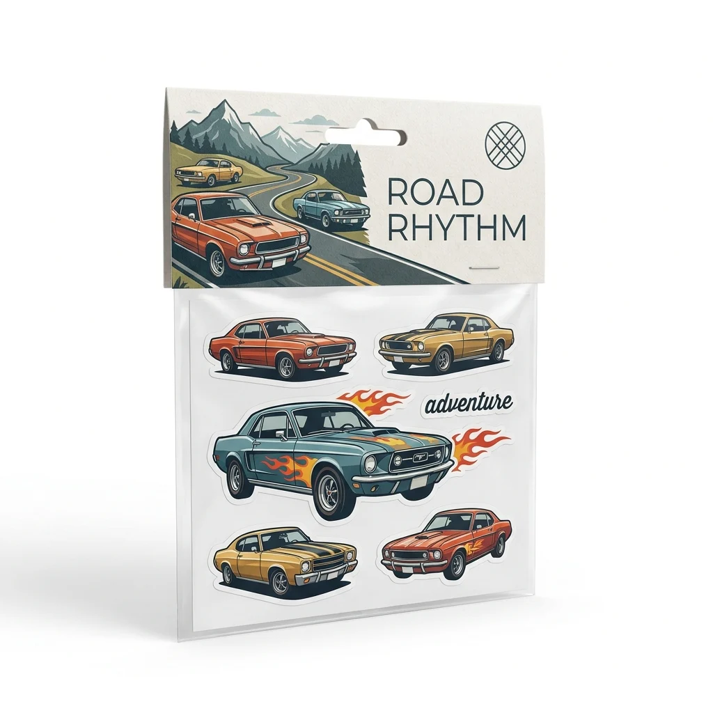 Car Stickers Header Card - main view