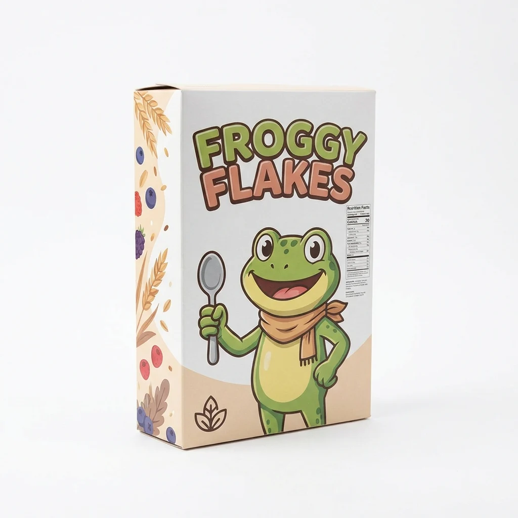 Cereal with Frog on Box - main view