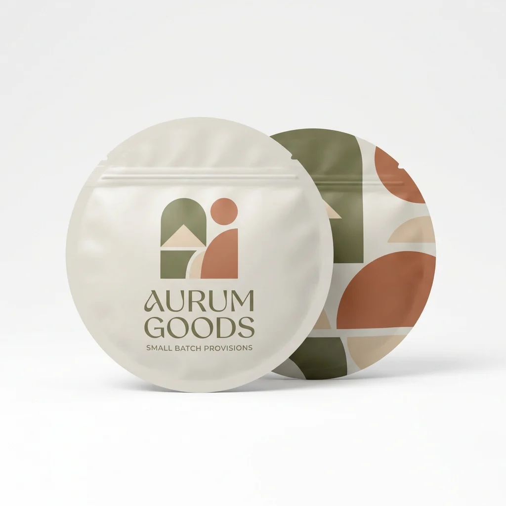 Circle Mylar Bags - main view