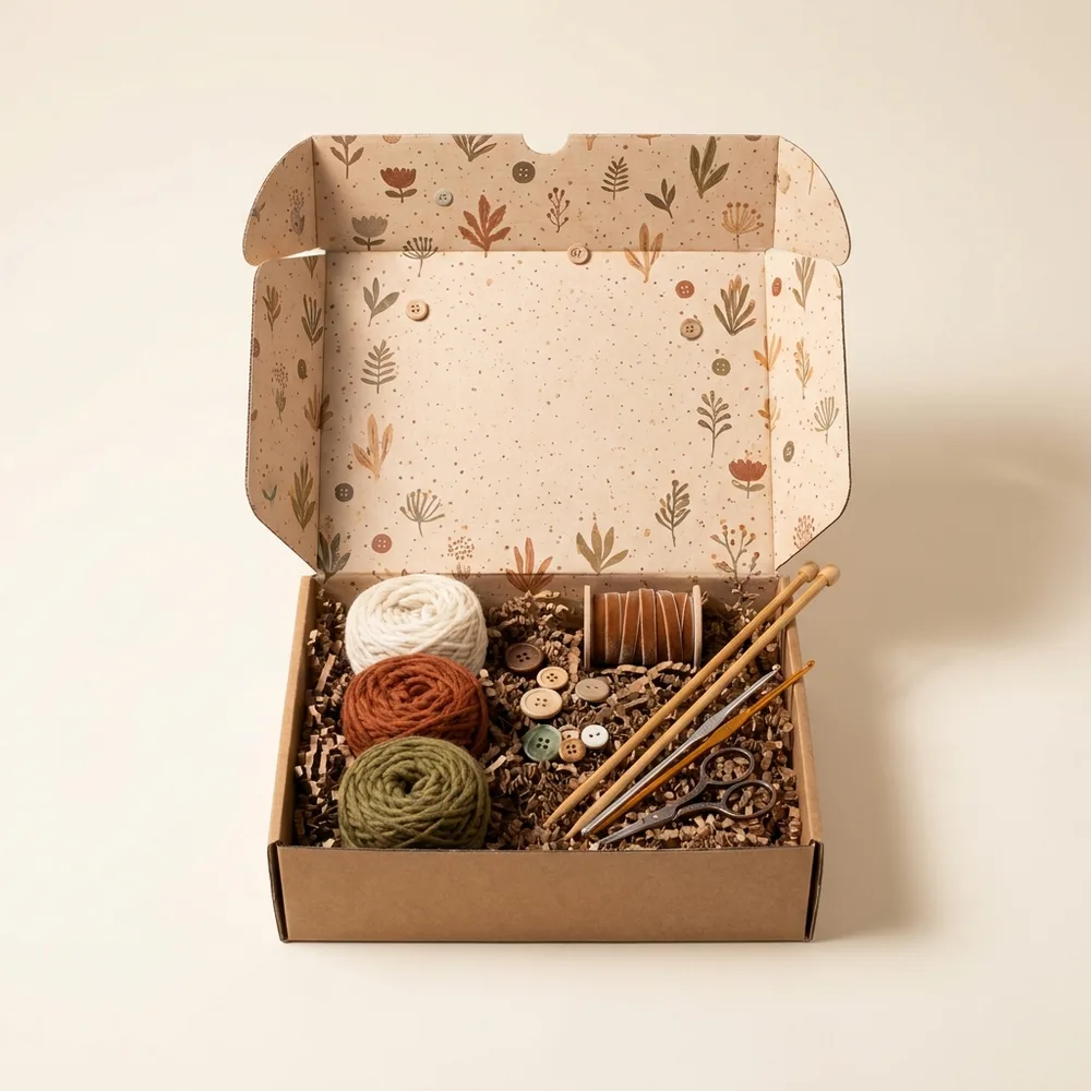 Custom printed craft subscription boxes by Teal Packaging