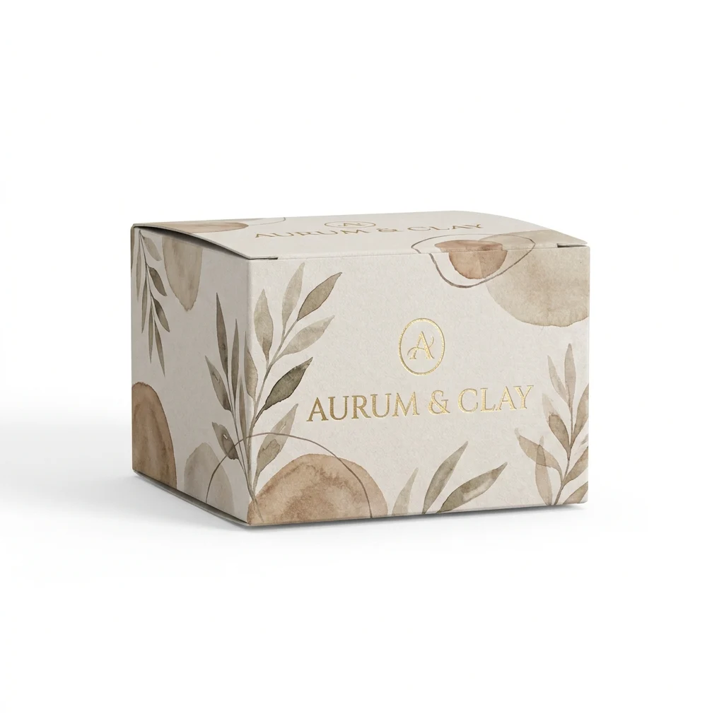 Custom Cream Boxes view 4