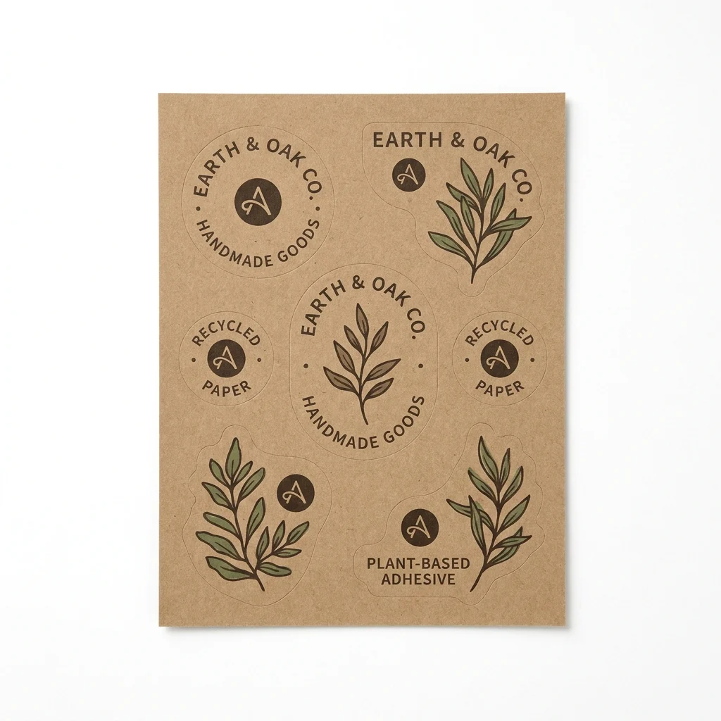 Custom Eco Friendly Stickers view 2