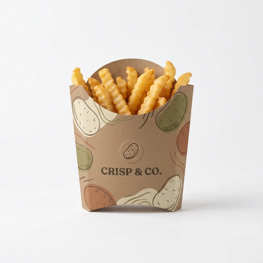 French Fry Containers and Boxes - main view
