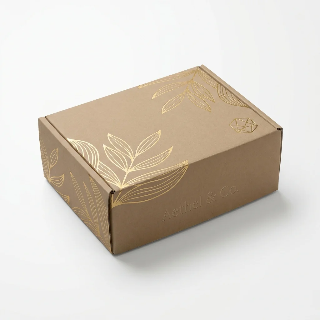 Gold Foil Boxes - main view
