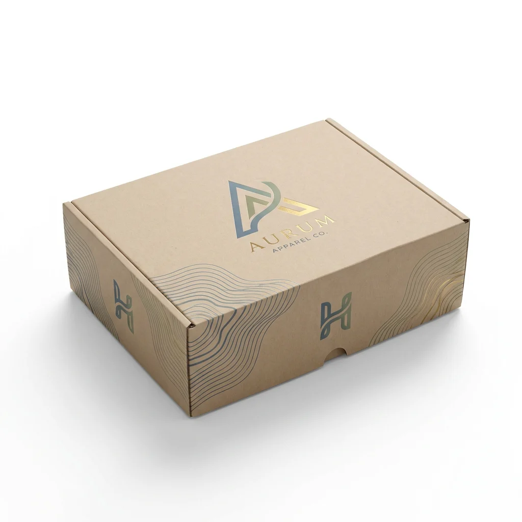 Custom printed hoodie packaging by Teal Packaging