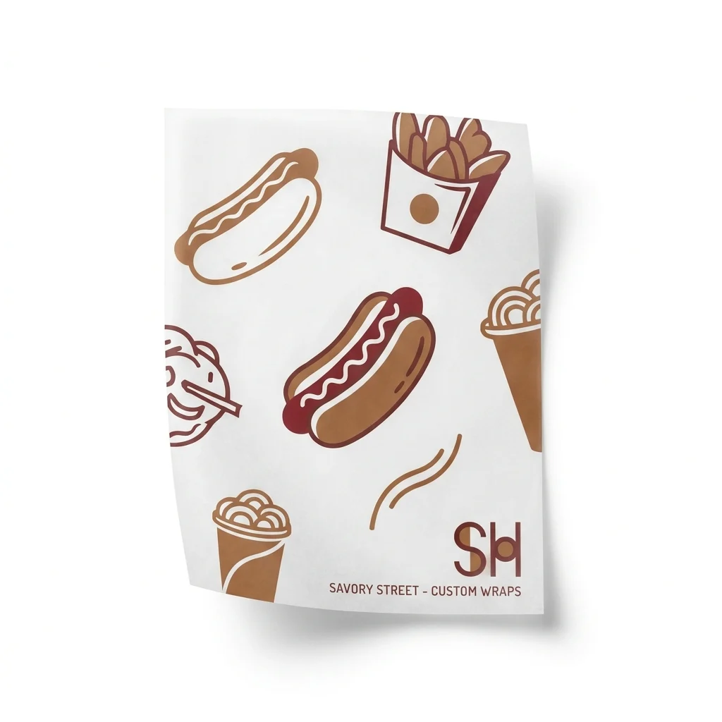 Custom Hot Dog Wrappers - main view