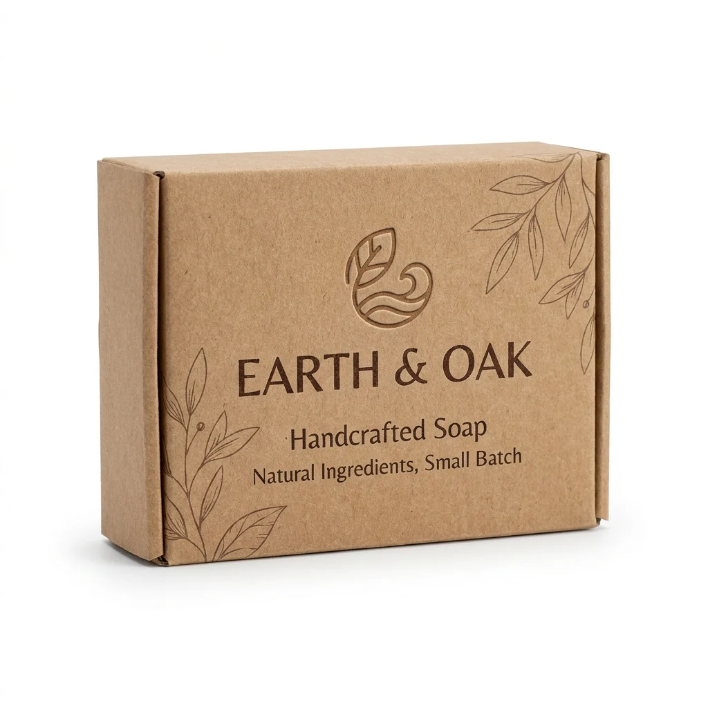 Custom Kraft Soap Boxes - main view
