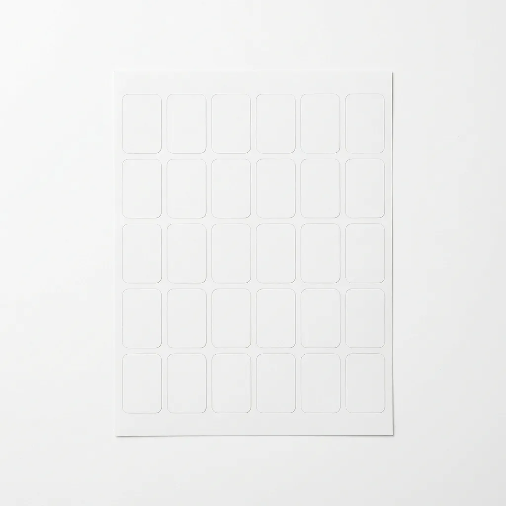 Custom printed multi design die cut sticker sheets by Teal Packaging