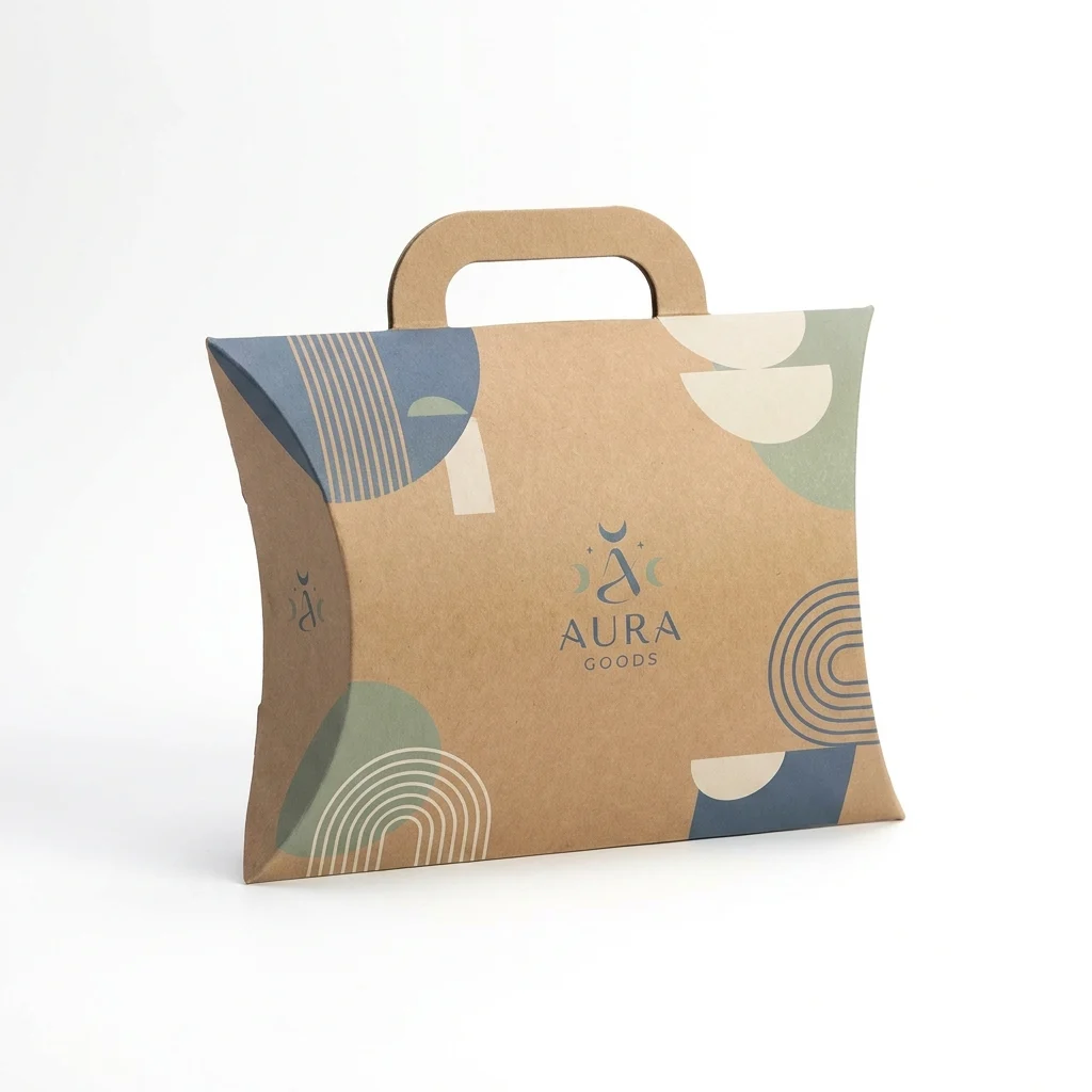 Pillow Boxes With Handle - main view