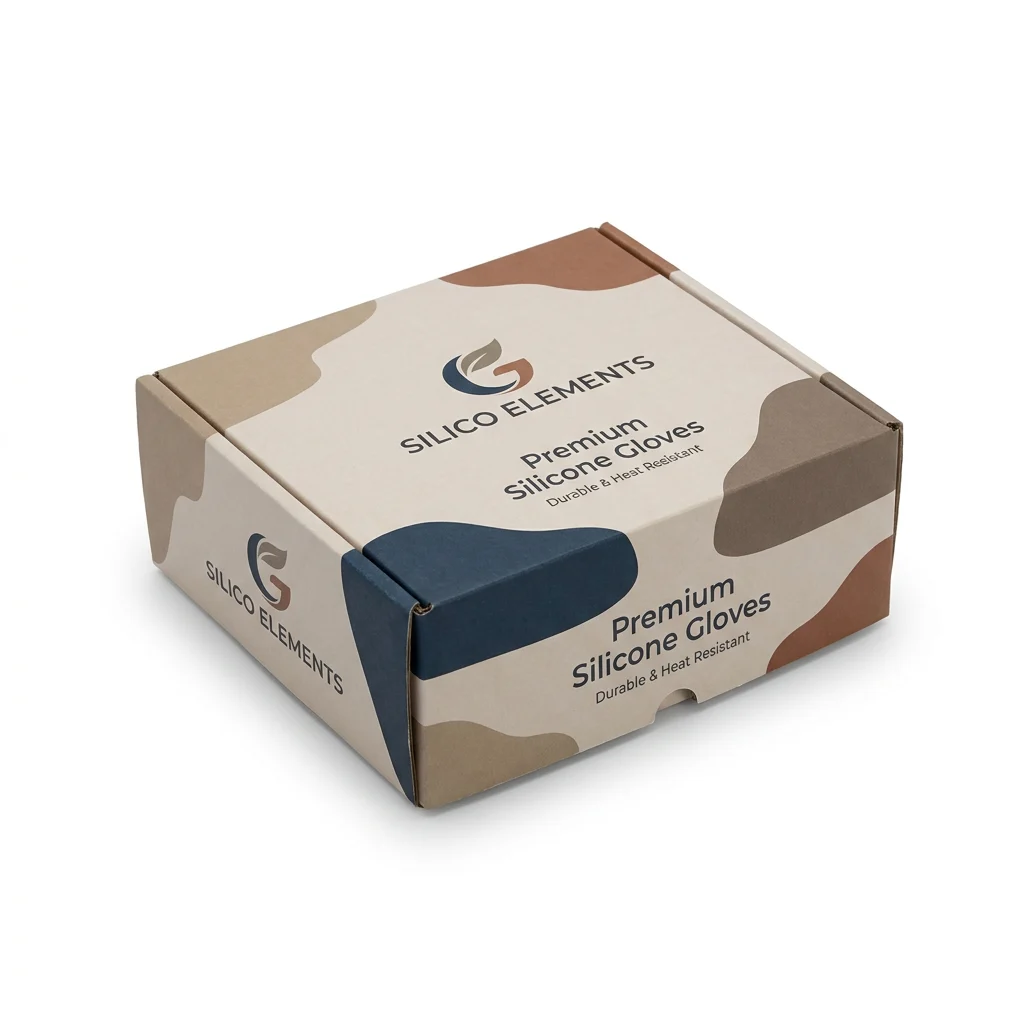 Silicone Gloves Packaging - main view