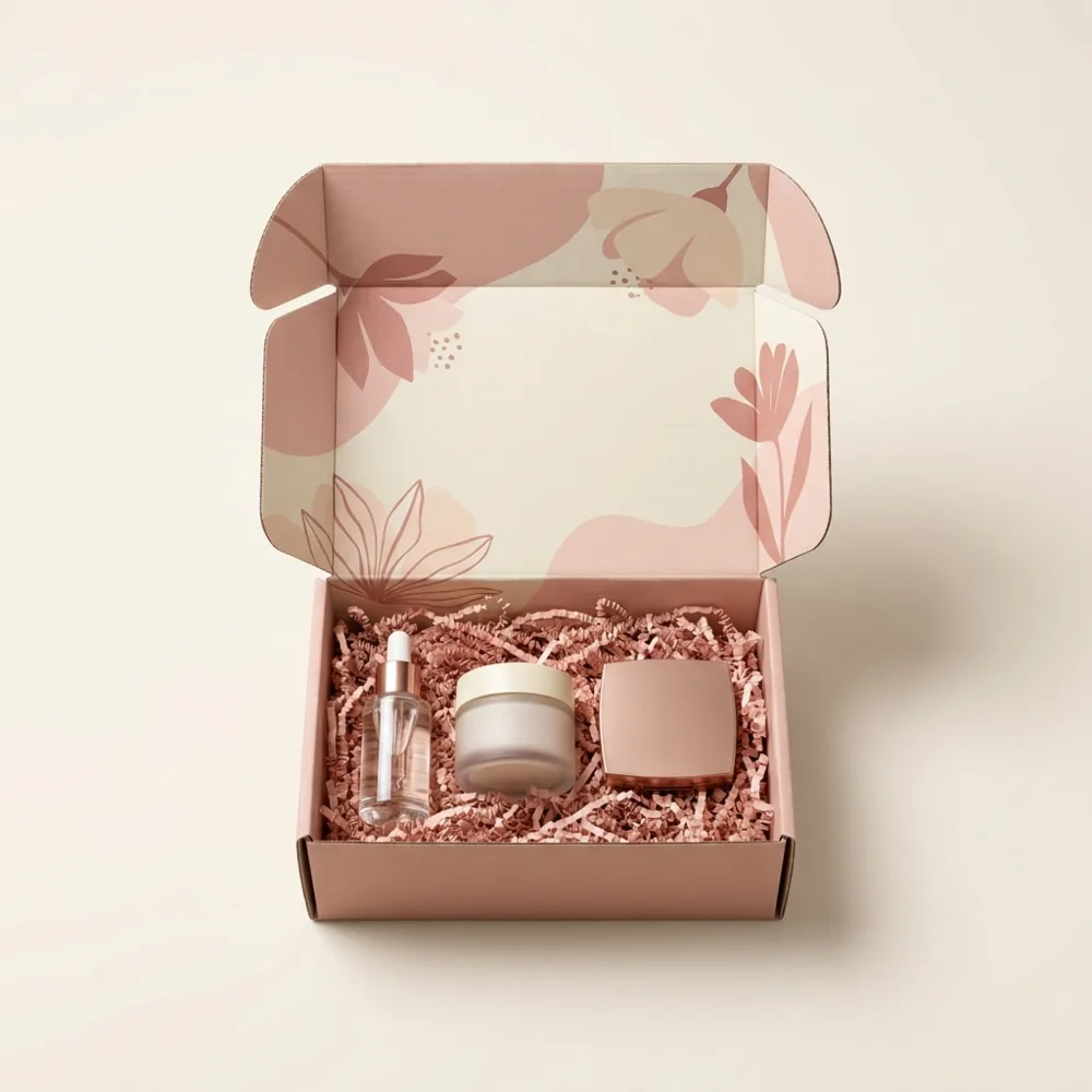 Custom printed subscription boxes for women by Teal Packaging