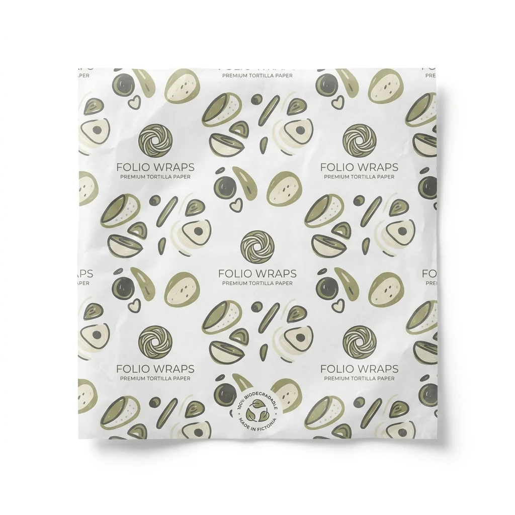Custom Tortilla Wrapping Paper view 2