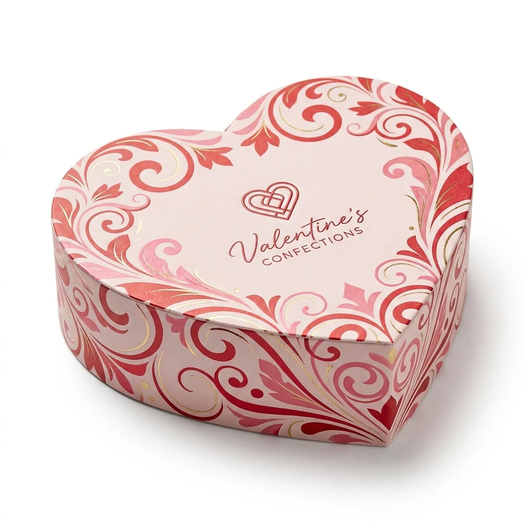 Valentines Chocolate Heart Boxes