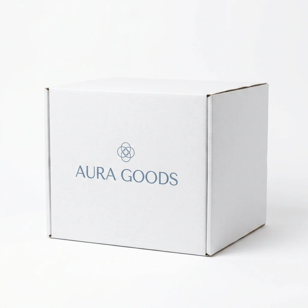 Custom White Corrugated Boxes - main view