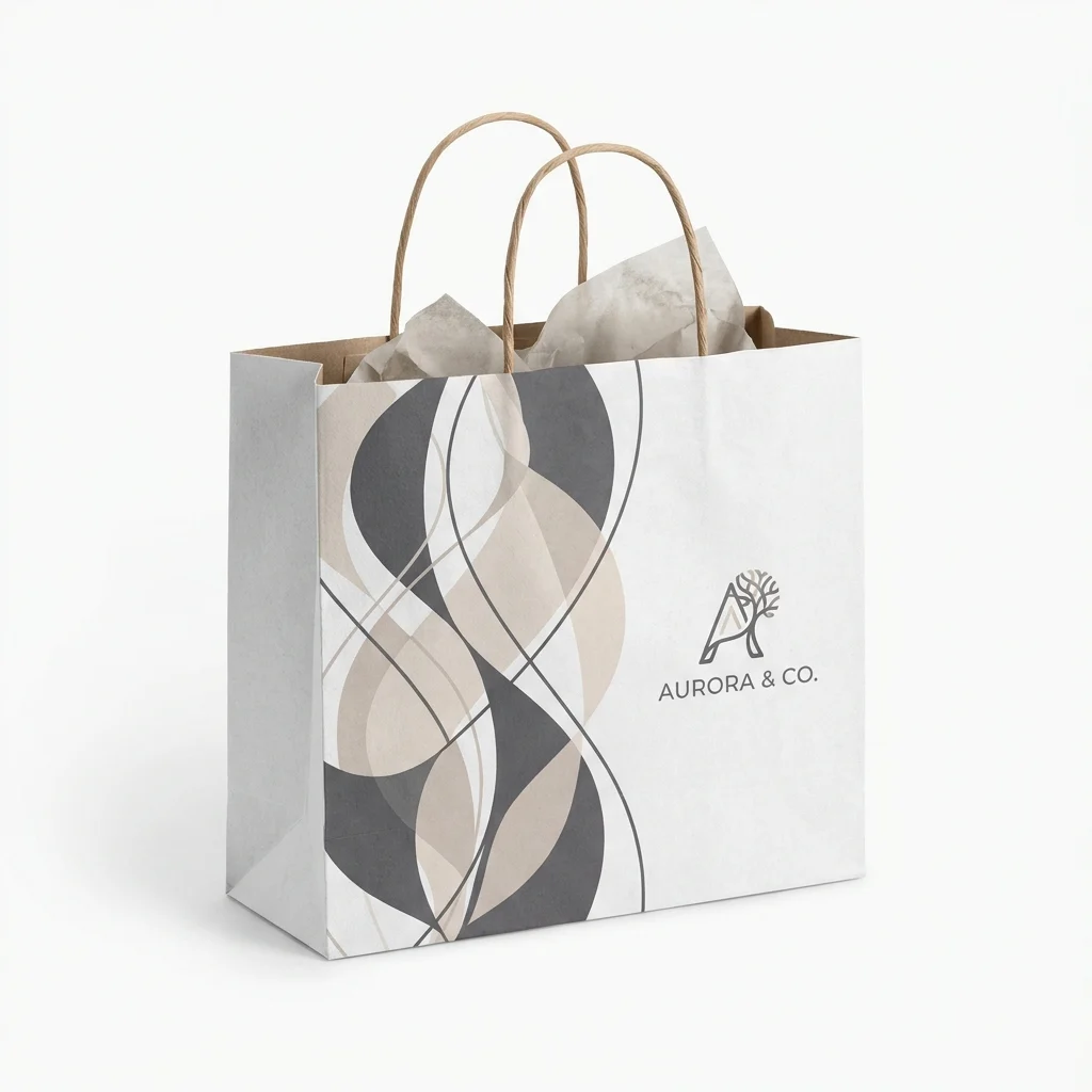 White Paper Bags - main view