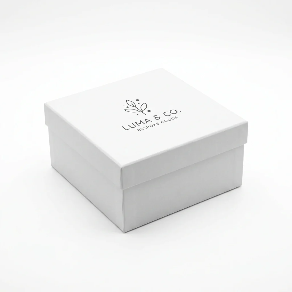 White Rigid Gift Boxes - main view
