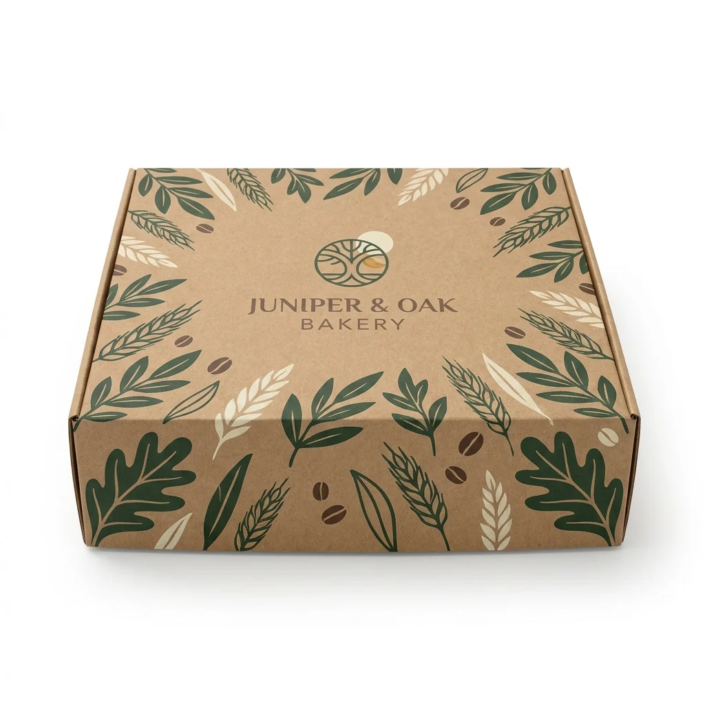 Custom Eco Friendly Bakery Packaging view 2