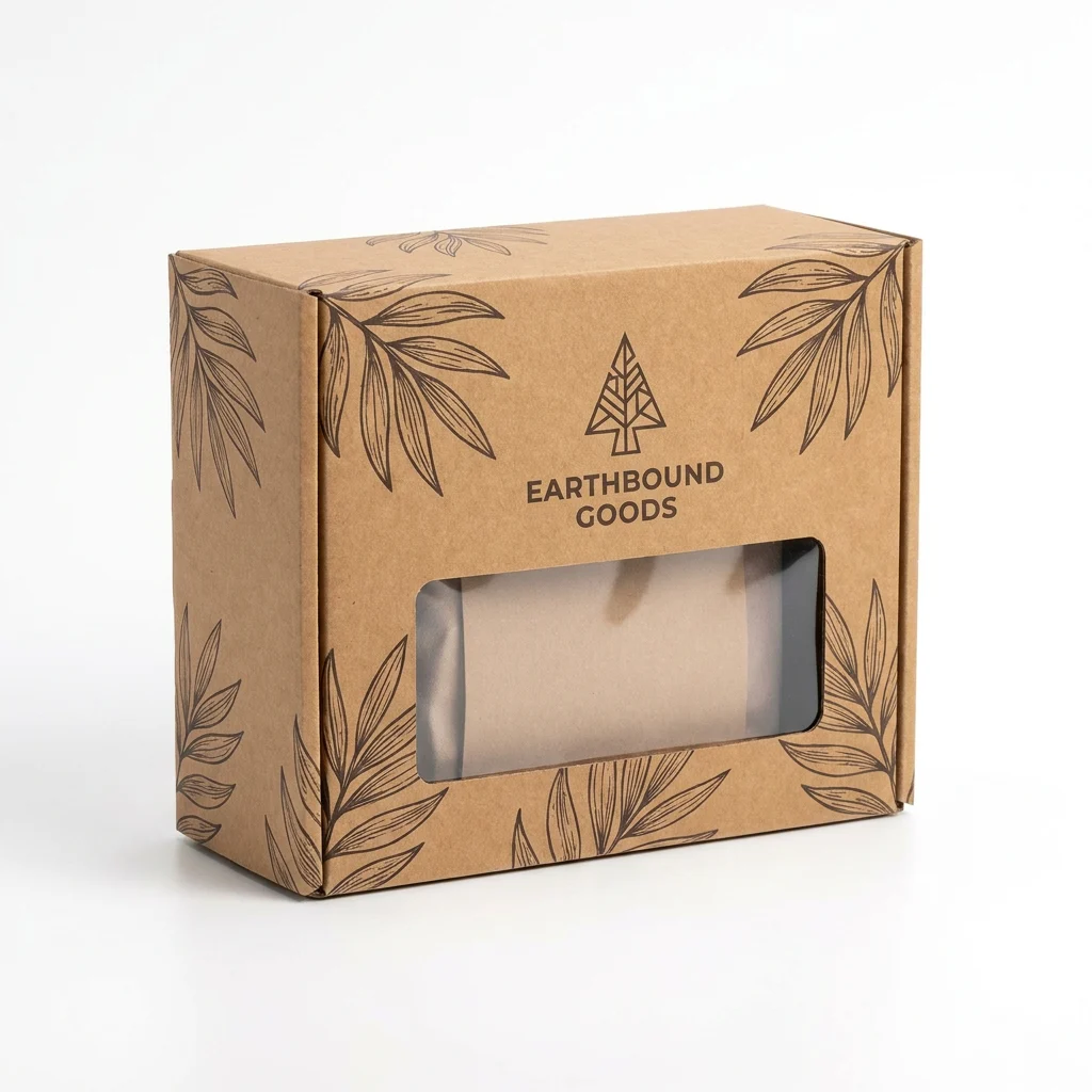 Kraft Box With Window - main view