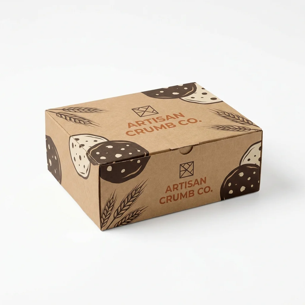 Custom Kraft Cookie Boxes view 2
