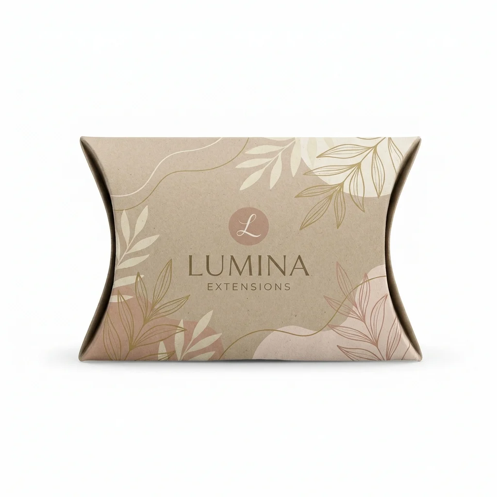 Pillow Boxes For Hair Extensions - main view