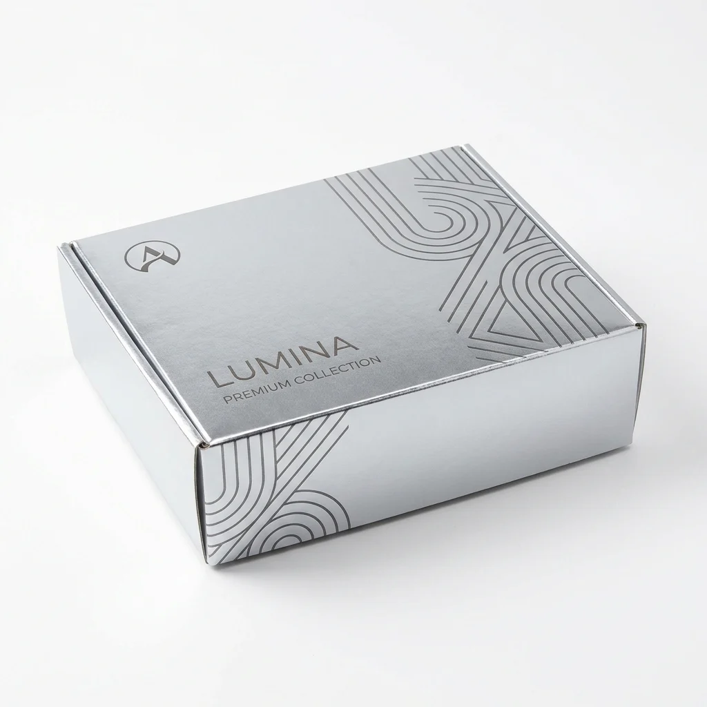 Custom Silver Foil Boxes view 3