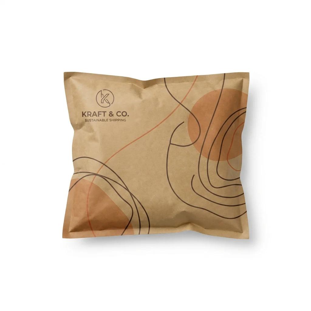 Wholesale Custom Flexible Kraft Mailers - main view