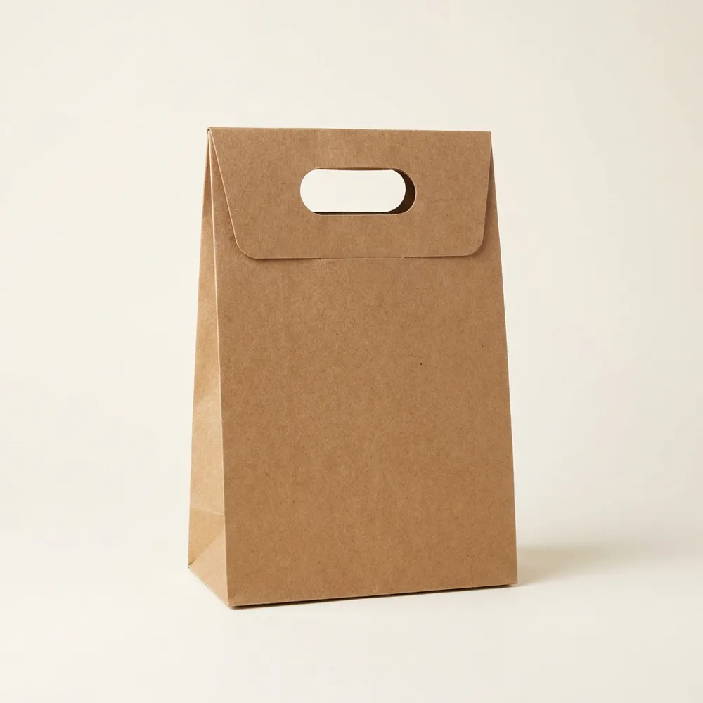 Wholesale Custom Recycled Die Cut Handle Bags